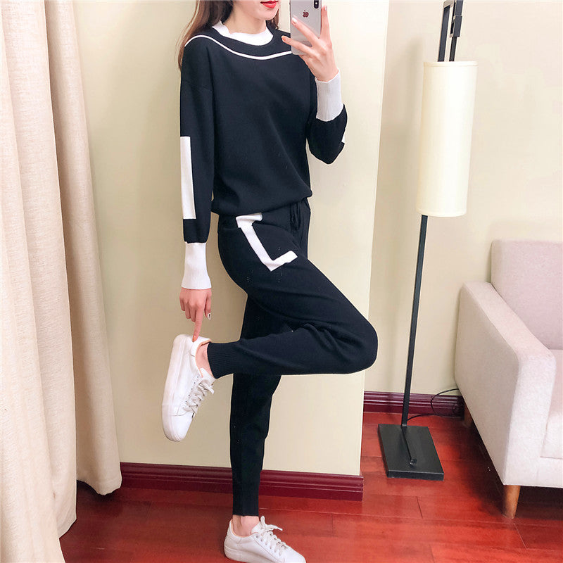 Blouse and Lightweight Mesh Trousers Set