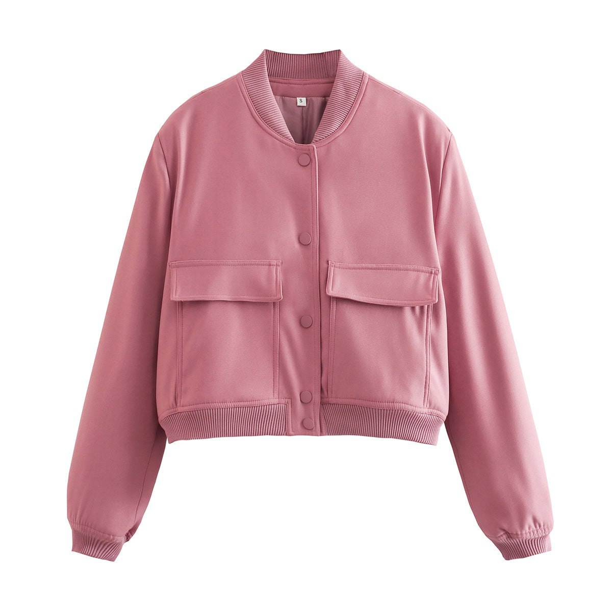 Women's Short Bomber Jacket – Stylish and Versatile Outerwear