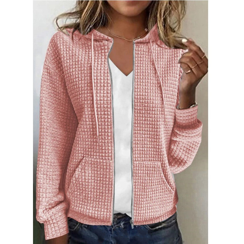Hooded Zip Cardigan for Women – Cozy and Stylish Layering Essential