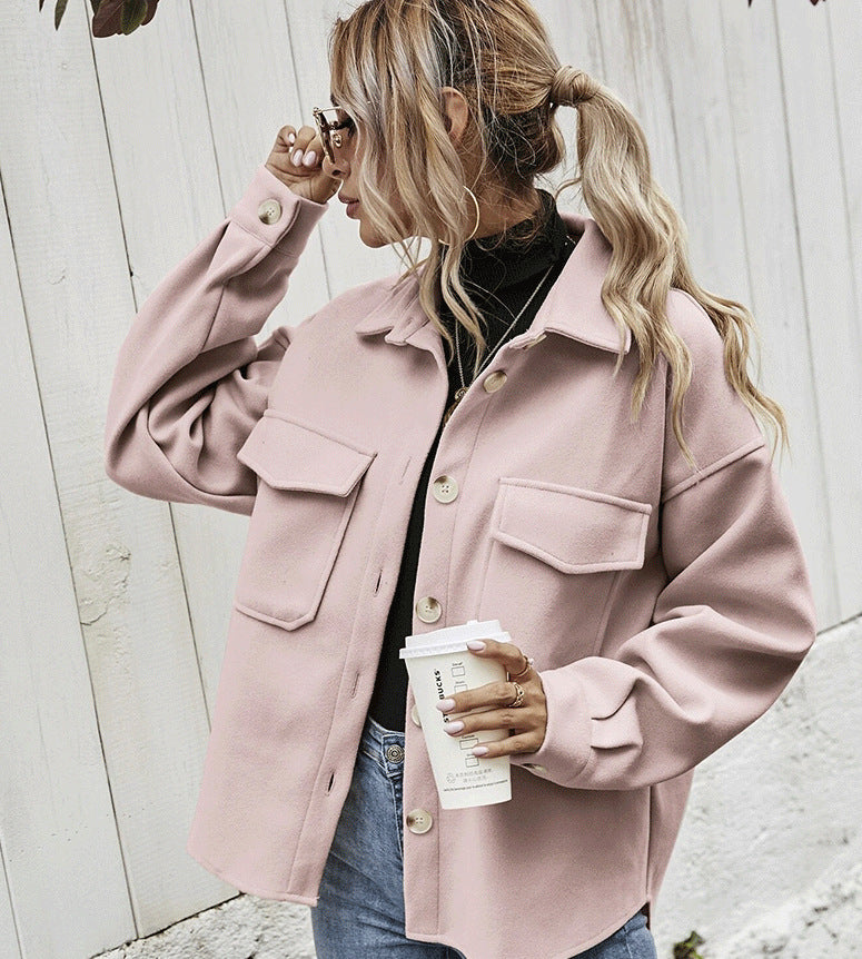 Tailored Button Coat with Stylish Soho Design