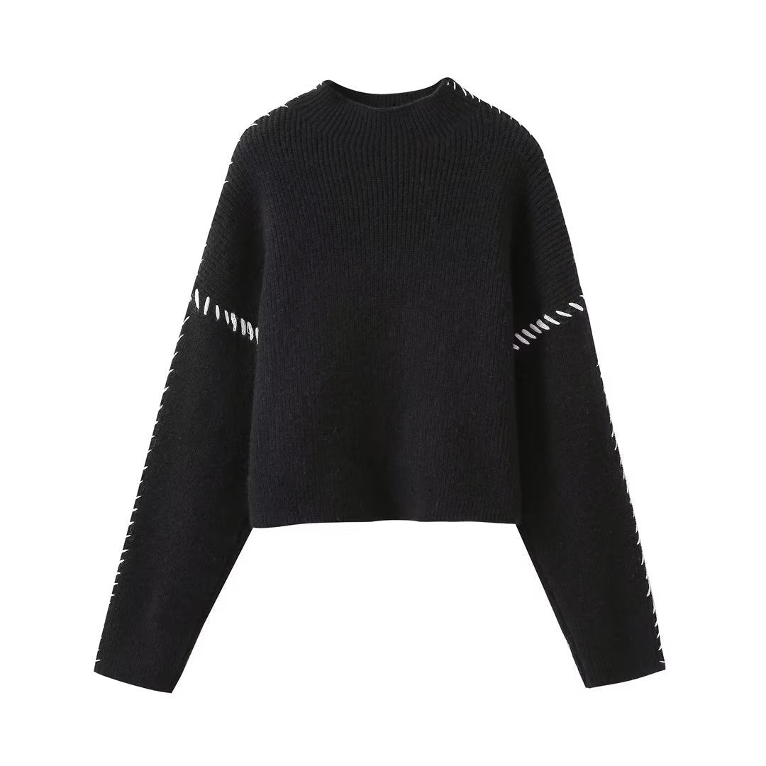 Elegant Parisian Style Mesh Blouse with Delicate Detailing