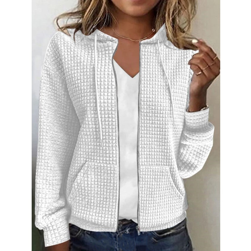 Hooded Zip Cardigan for Women – Cozy and Stylish Layering Essential