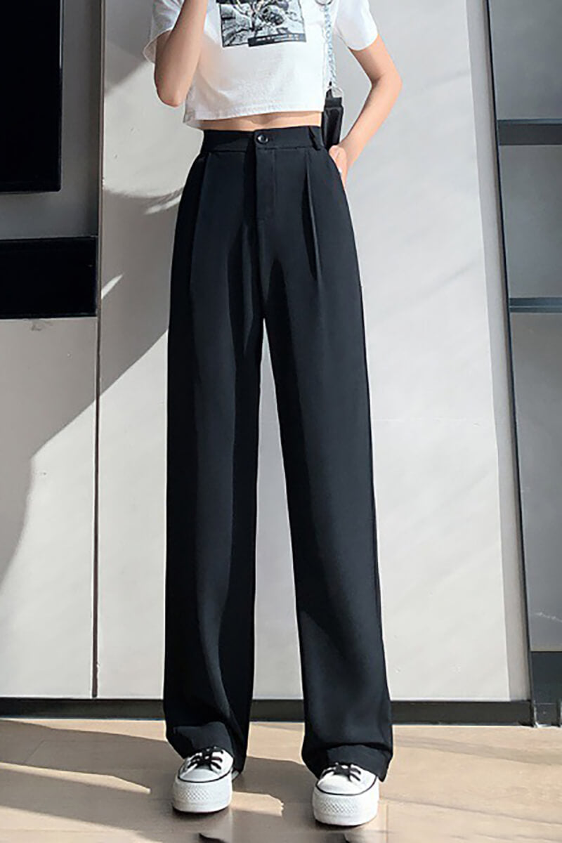 Men's Tailored Straight Leg Trousers for a Classic Fit