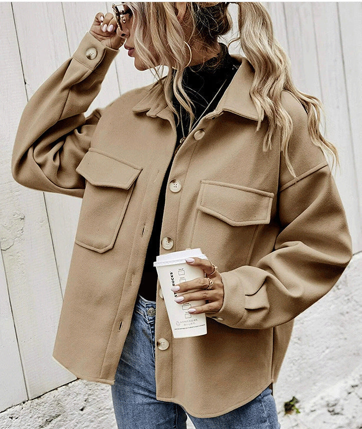 Tailored Button Coat with Stylish Soho Design