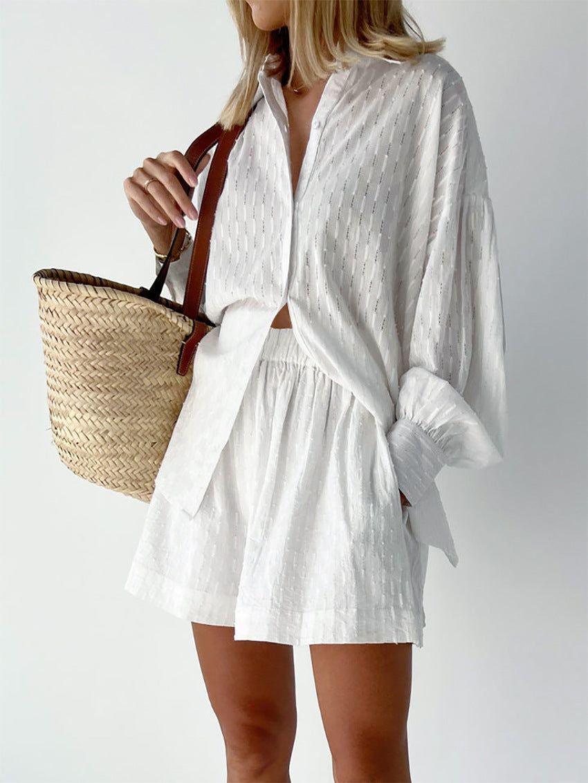 Men's Beach T-Shirt and Shorts Set for Comfort and Style