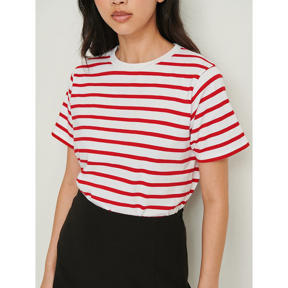 Men's Striped Casual T-Shirt – Comfortable Cotton Blend