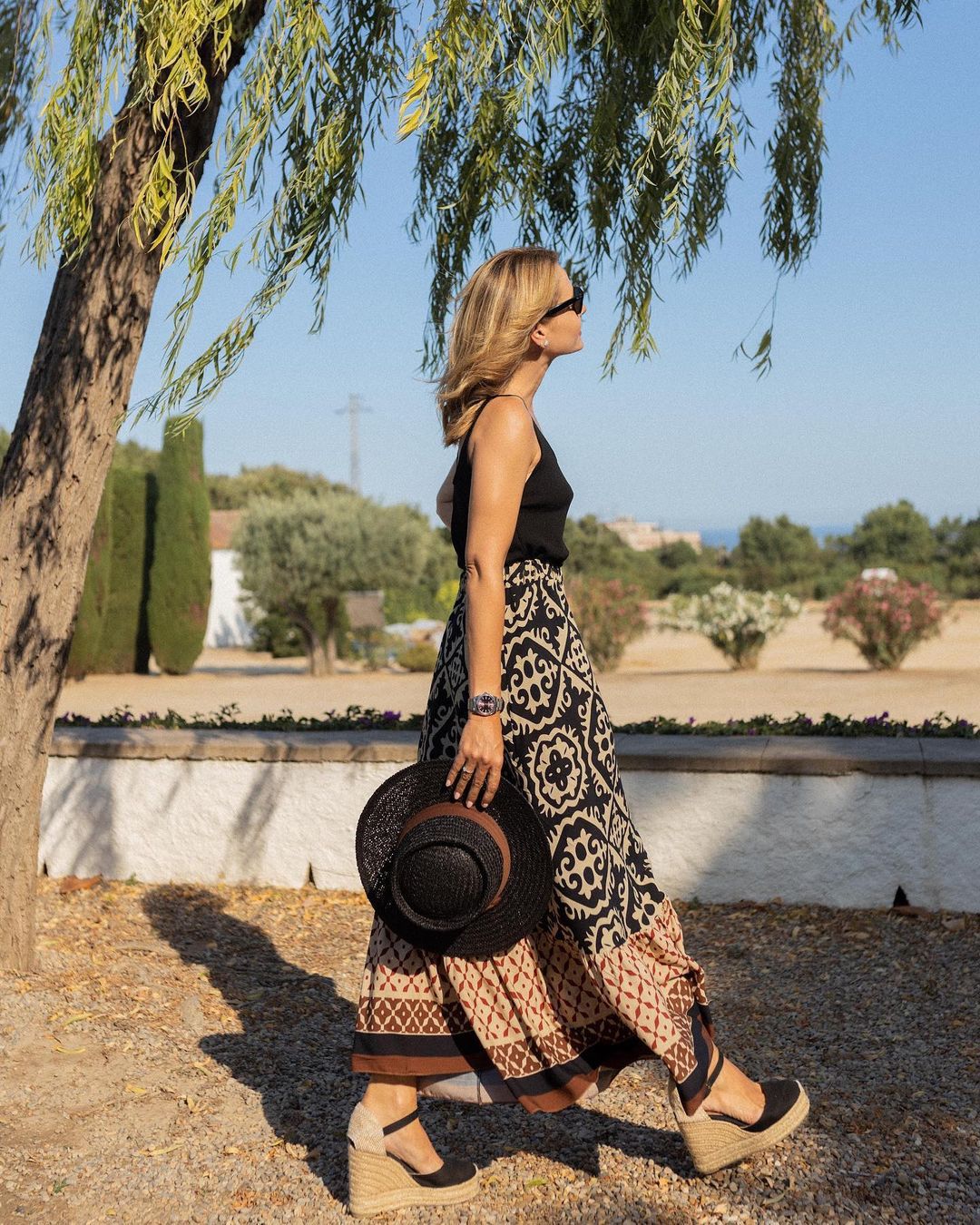 Maxi Boho Skirt with Flowing Design and Comfortable Fit