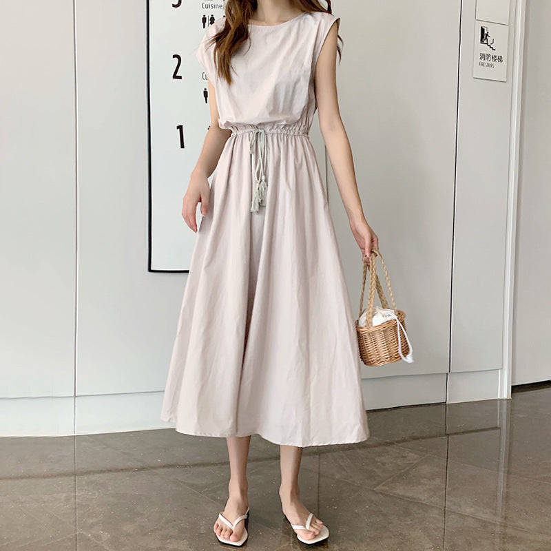 Tassel Tie Midi Dress for Effortless Style and Comfort