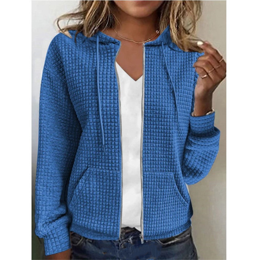 Hooded Zip Cardigan for Women – Cozy and Stylish Layering Essential