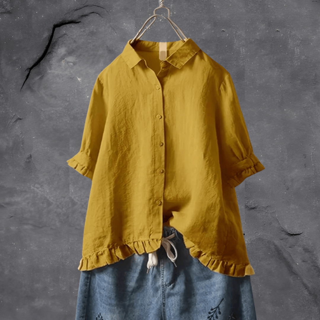 Stylish Cotton Elisa Blouse for Effortless Everyday Wear