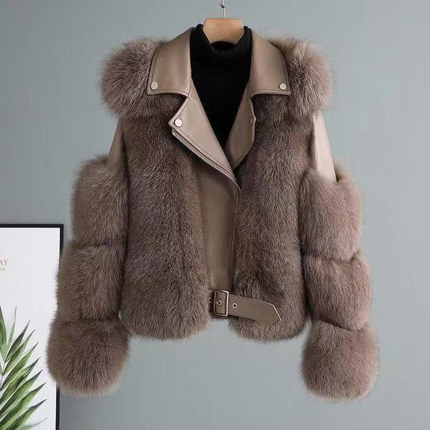 Arctic Leather Jacket with Fur Trim for Ultimate Warmth and Style