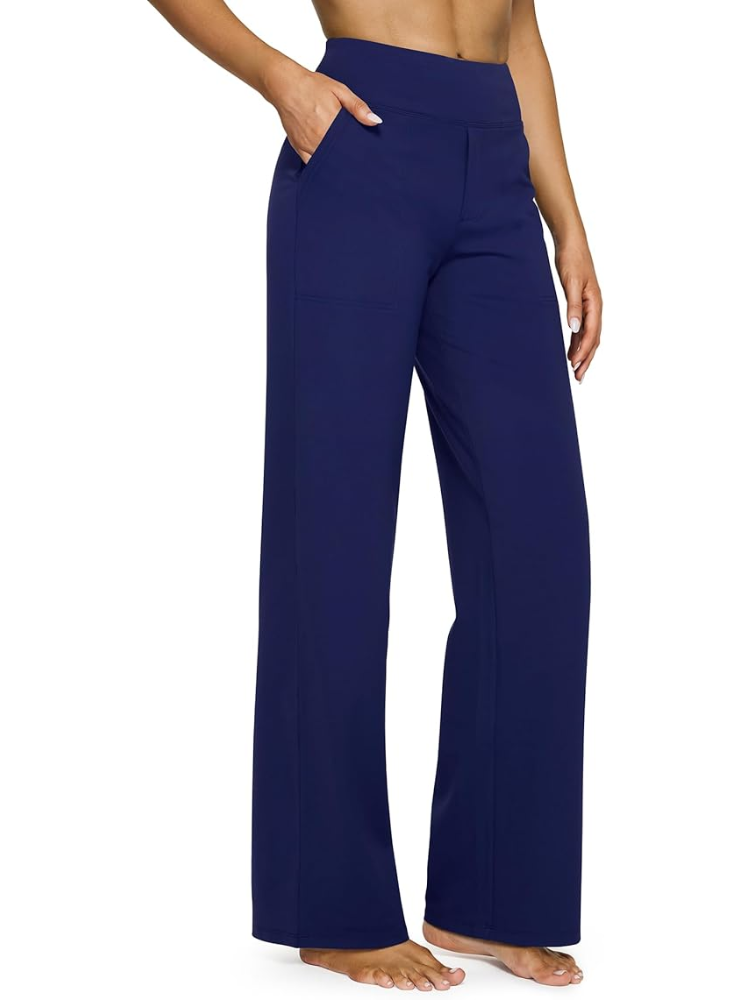 High-Waisted Dress Pants for Women with Yoga-Pant Comfort