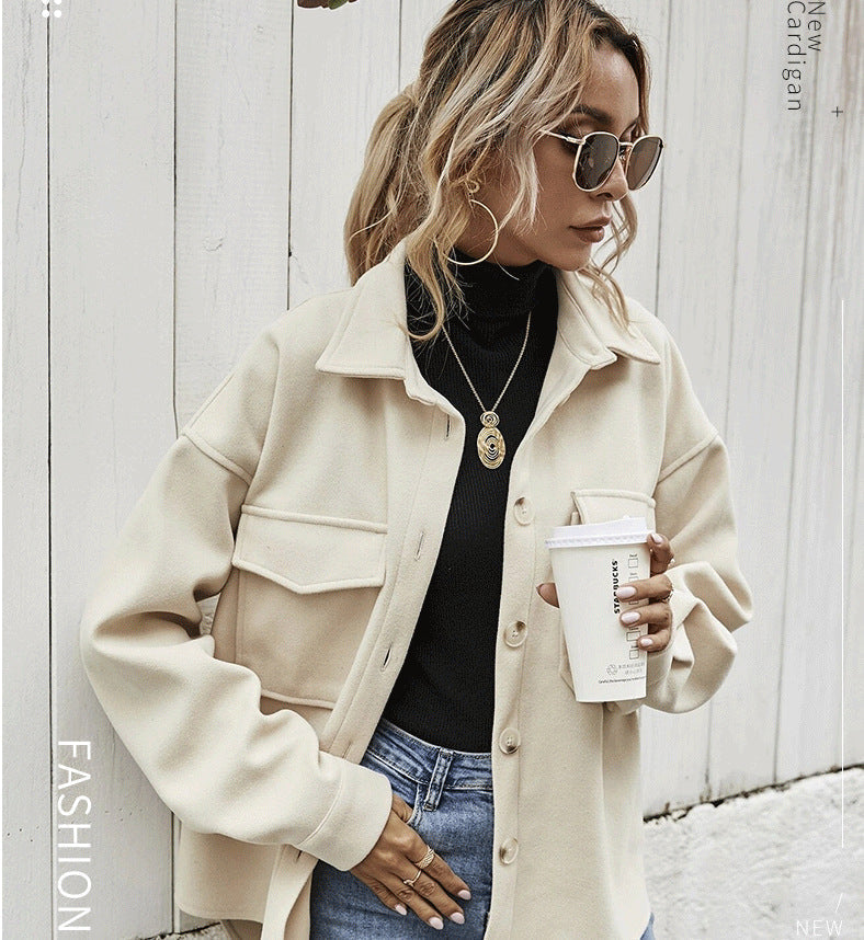 Tailored Button Coat with Stylish Soho Design