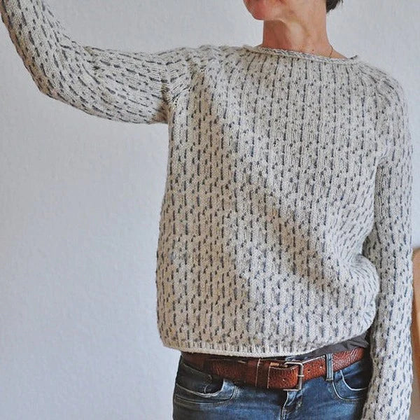 Chic Grey High Neck Sweater for Effortless Style and Comfort