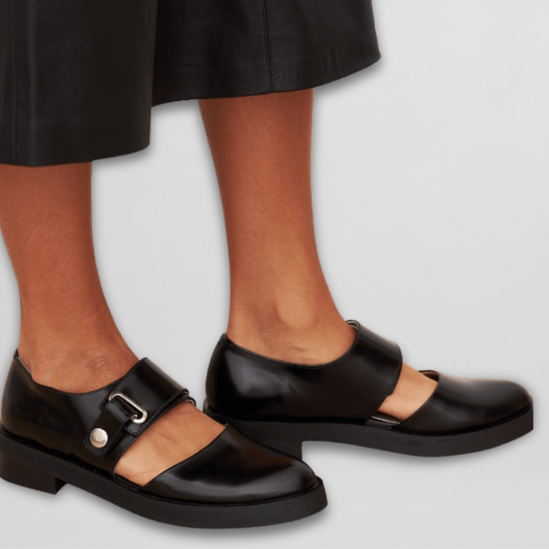 Mary Jane Shoes with Adjustable Buckle Strap