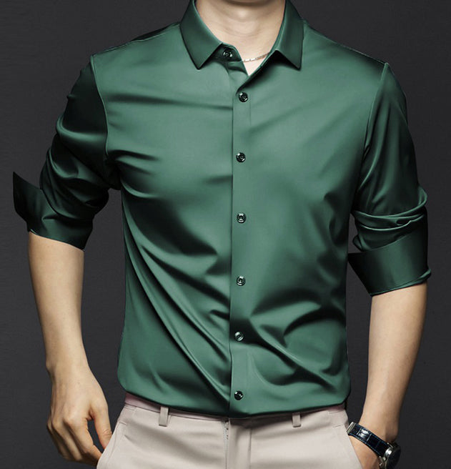 Men's Wrinkle-Resistant Long-Sleeve Shirt