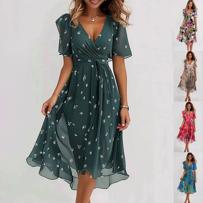 Elegant Short Sleeve Dress for Effortless Style