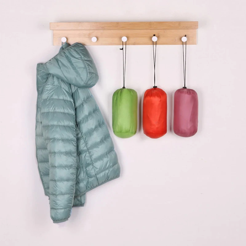 Ultralight Foldable Women's Puffer Jacket with Hood