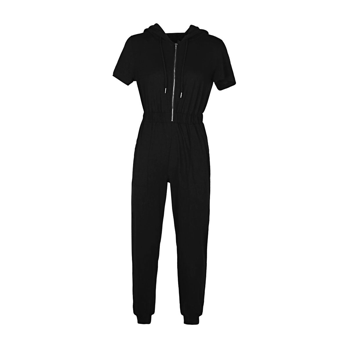 Zip-Up Jumpsuit with Comfortable Fit and Stylish Design