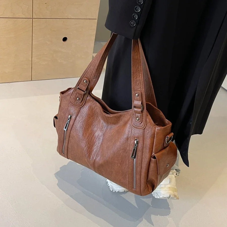 Women’s Classic Multi-Compartment Shoulder Bag