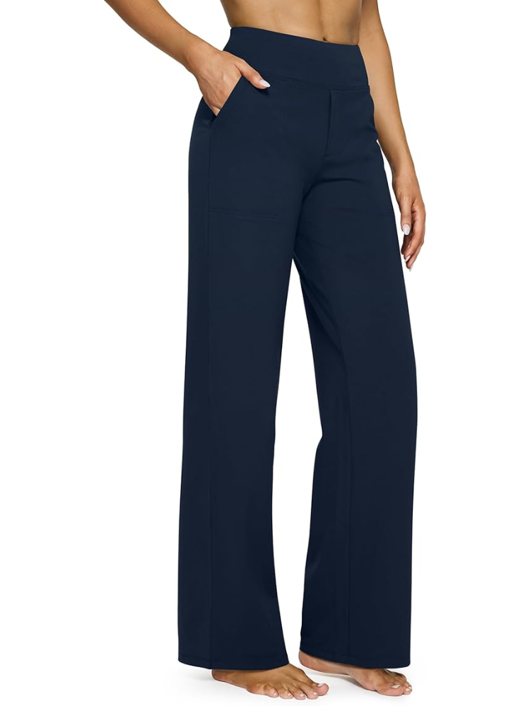 High-Waisted Dress Pants for Women with Yoga-Pant Comfort