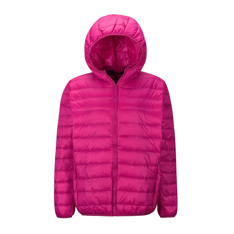 Ultralight Foldable Women's Puffer Jacket with Hood