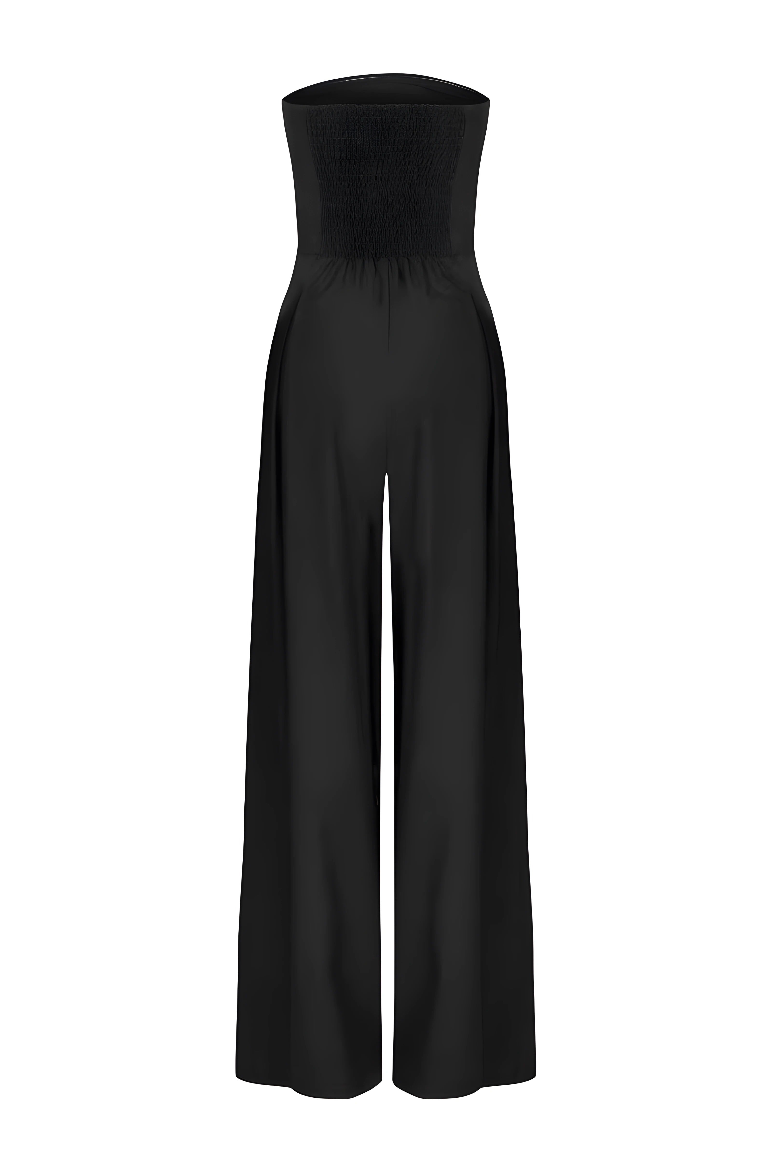 Strapless Jumpsuit with Flattering Fit and Versatile Style