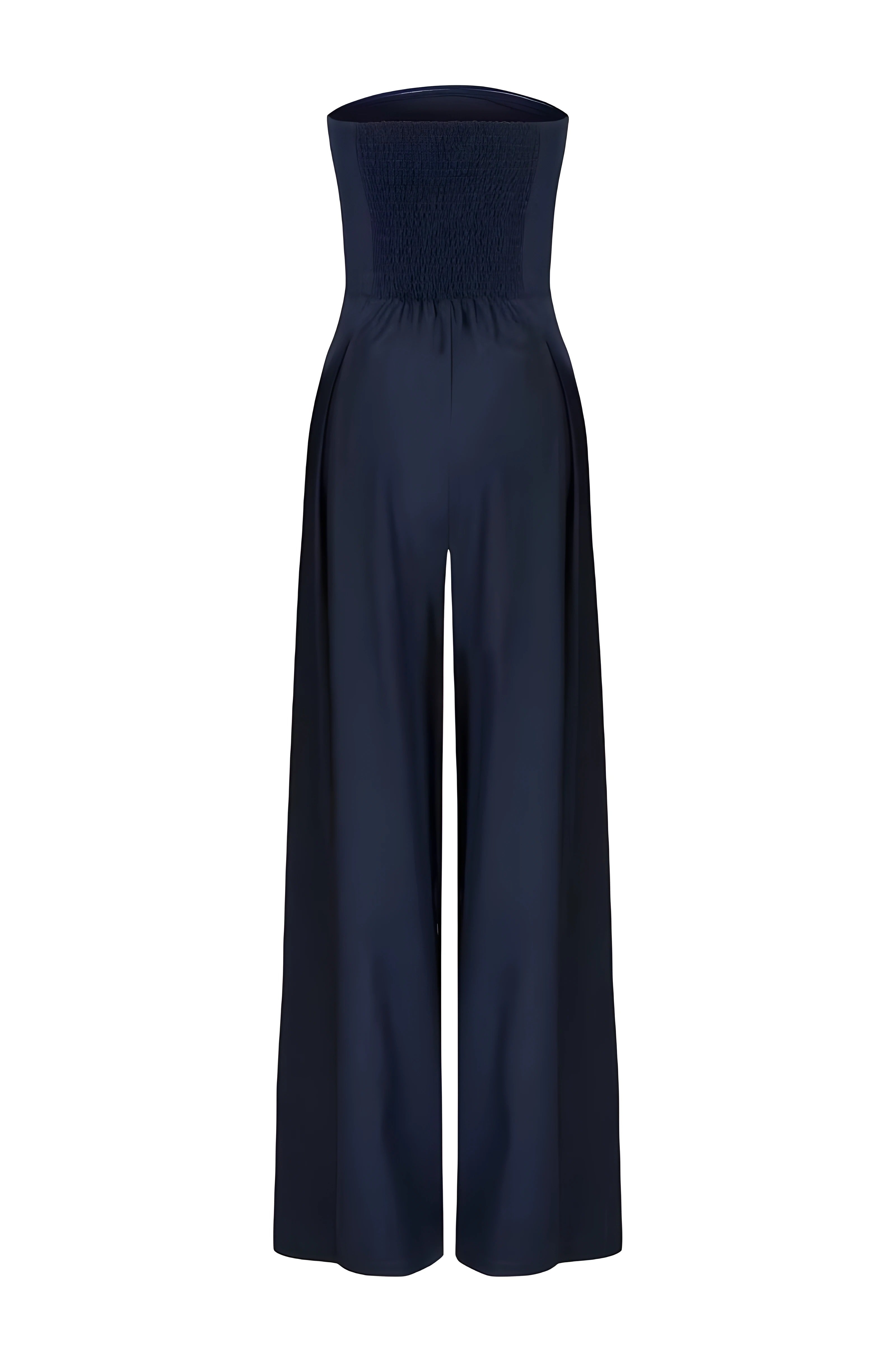 Strapless Jumpsuit with Flattering Fit and Versatile Style