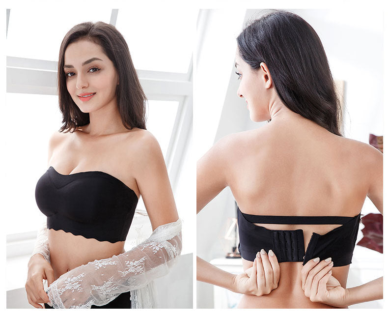 LuxeLift Seamless Strapless Bra for All-Day Comfort and Support