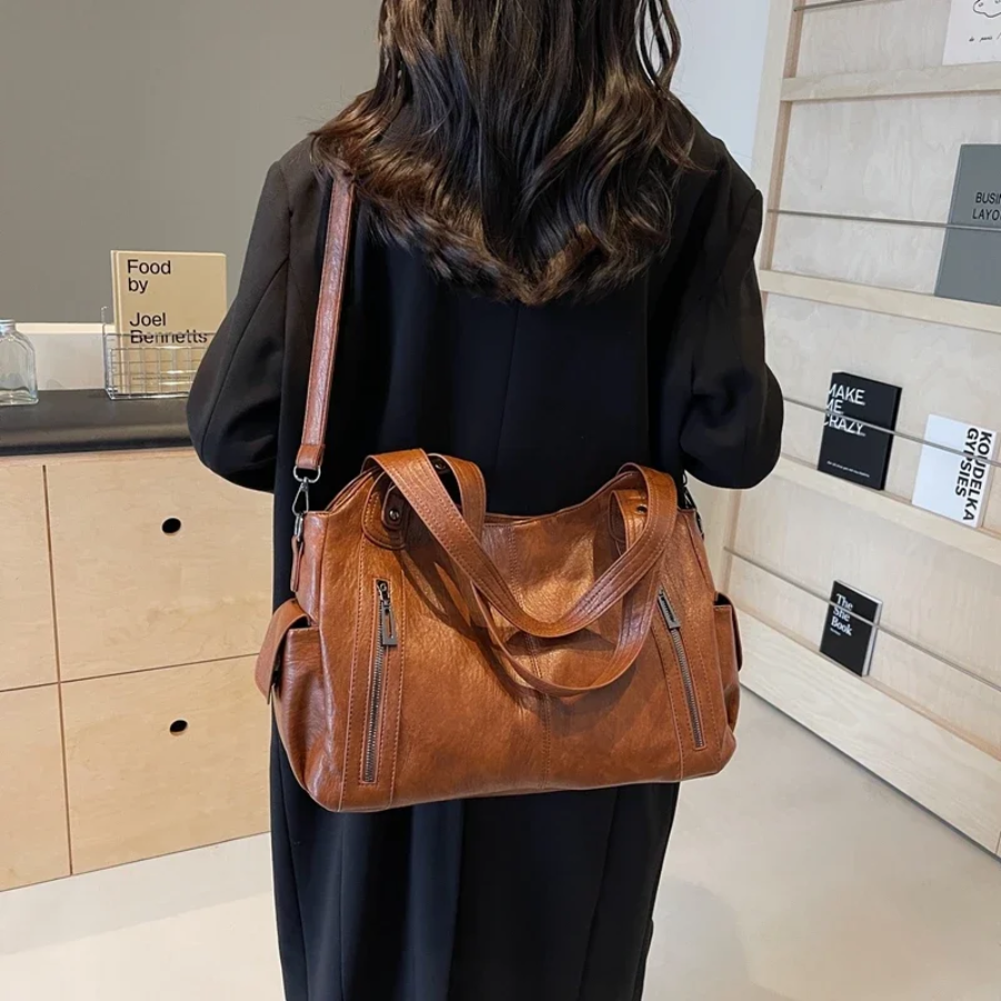 Women’s Classic Multi-Compartment Shoulder Bag