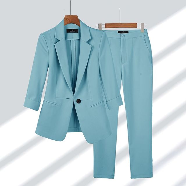 Women's Blazer and Trouser Suit Set