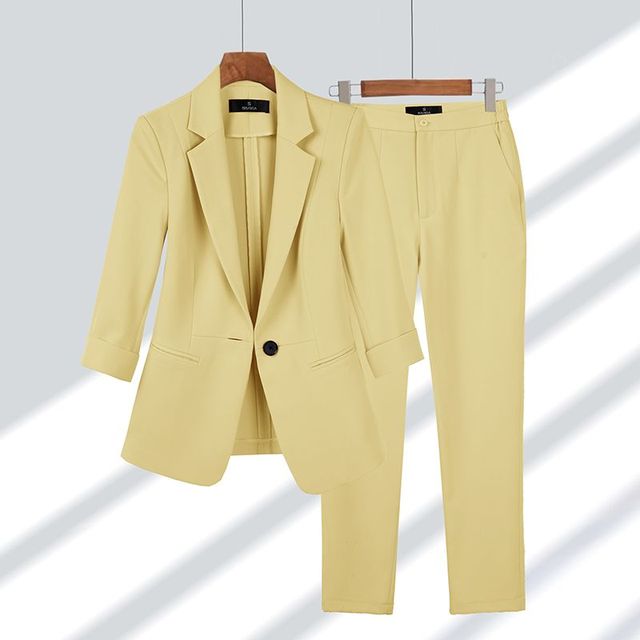 Women's Blazer and Trouser Suit Set