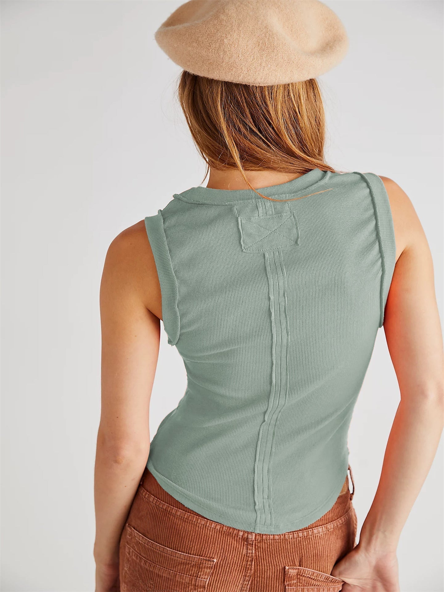 Sleeveless High Neck Blouse for Effortless Style and Comfort