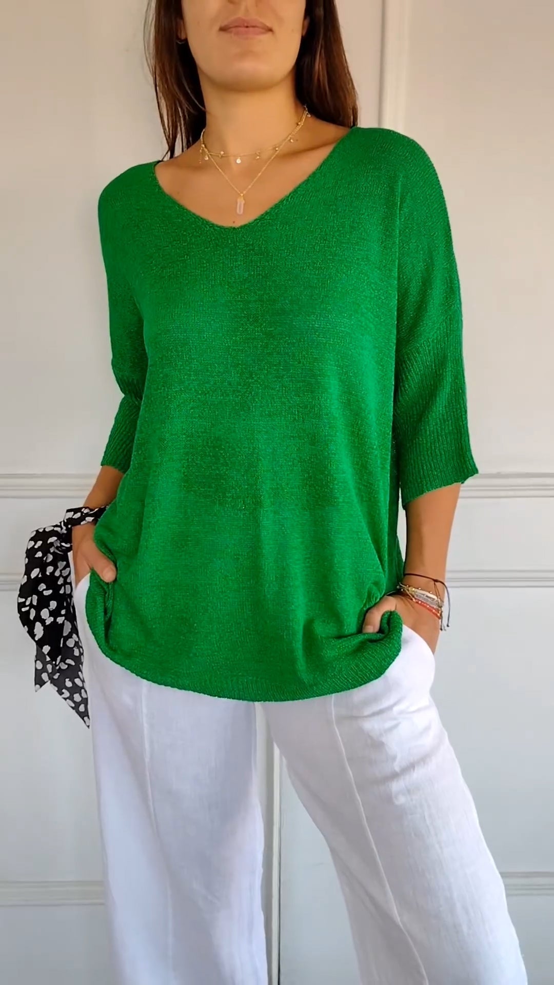 Lightweight Mesh Blouse with Relaxed Fit and Breathable Fabric