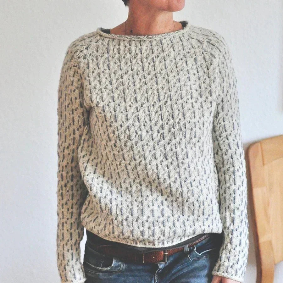 Chic Grey High Neck Sweater for Effortless Style and Comfort