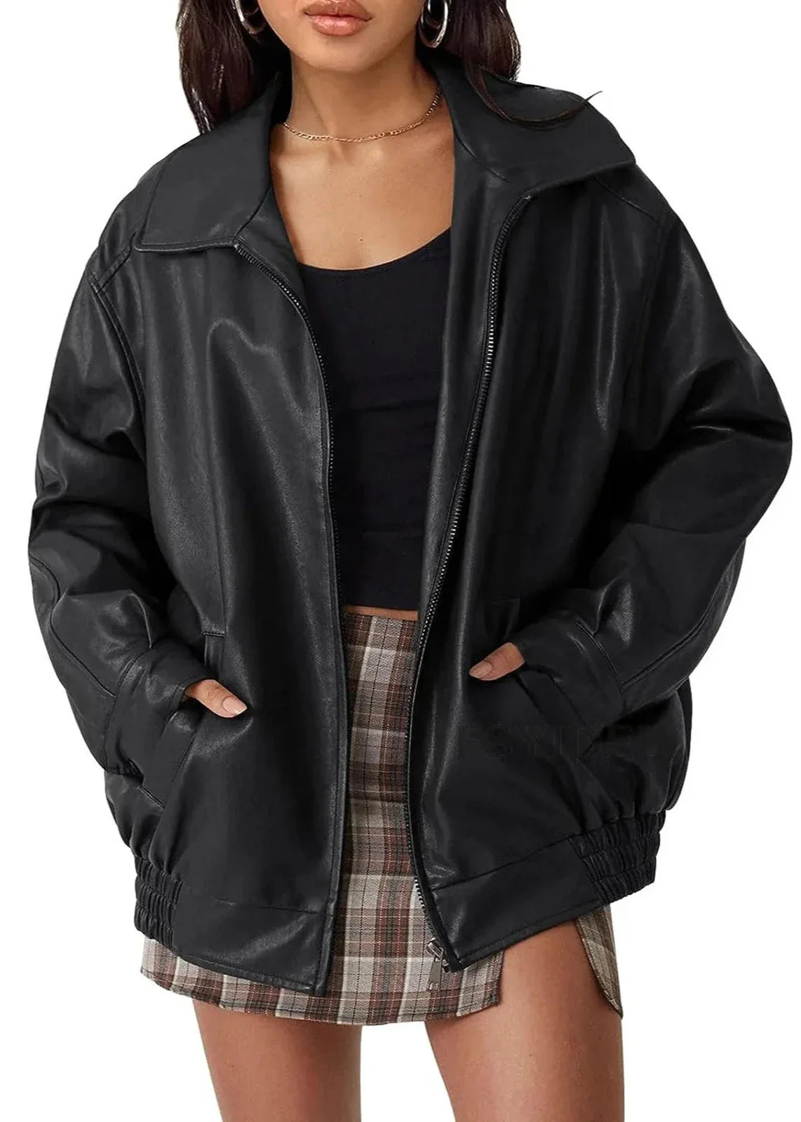 Women’s Leather Jacket – Biker-Inspired Elegance