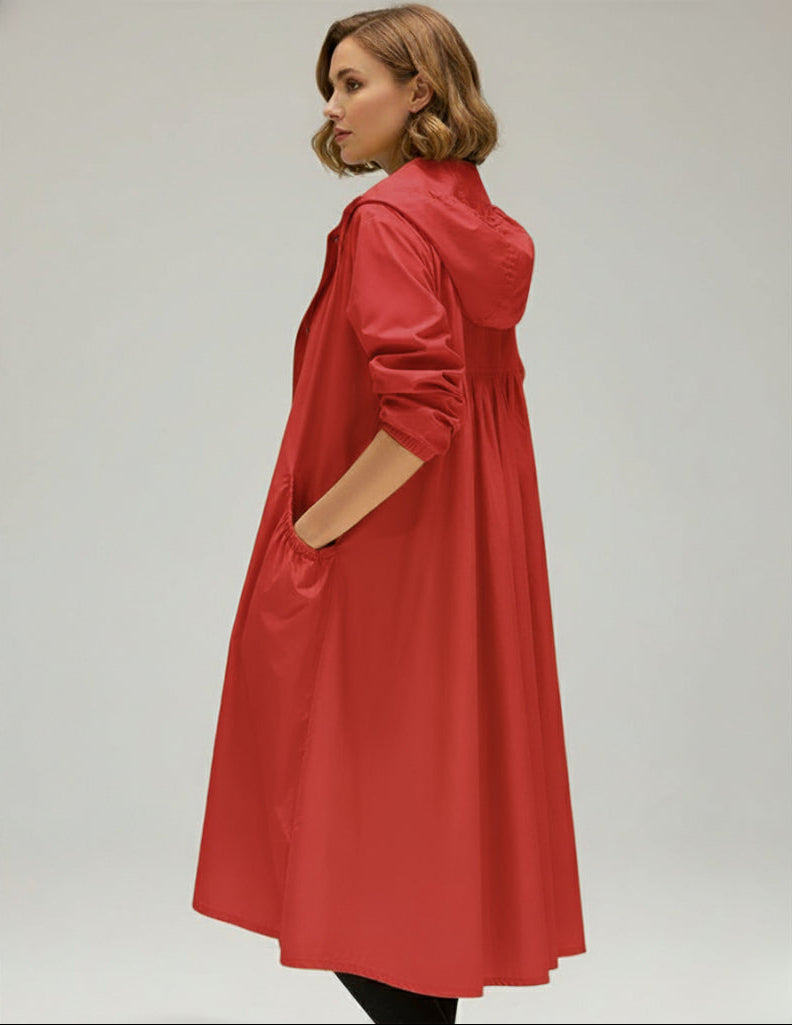 Women's Long Waterproof Jacket - Insulated Winter Outerwear