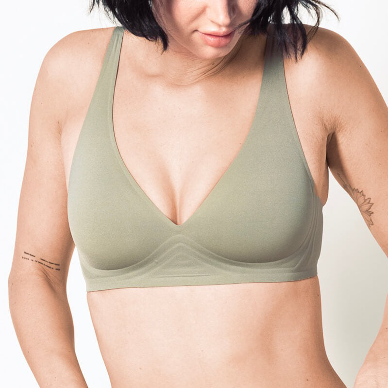 Seamless Comfort Bra with Soft Support and Flexibility