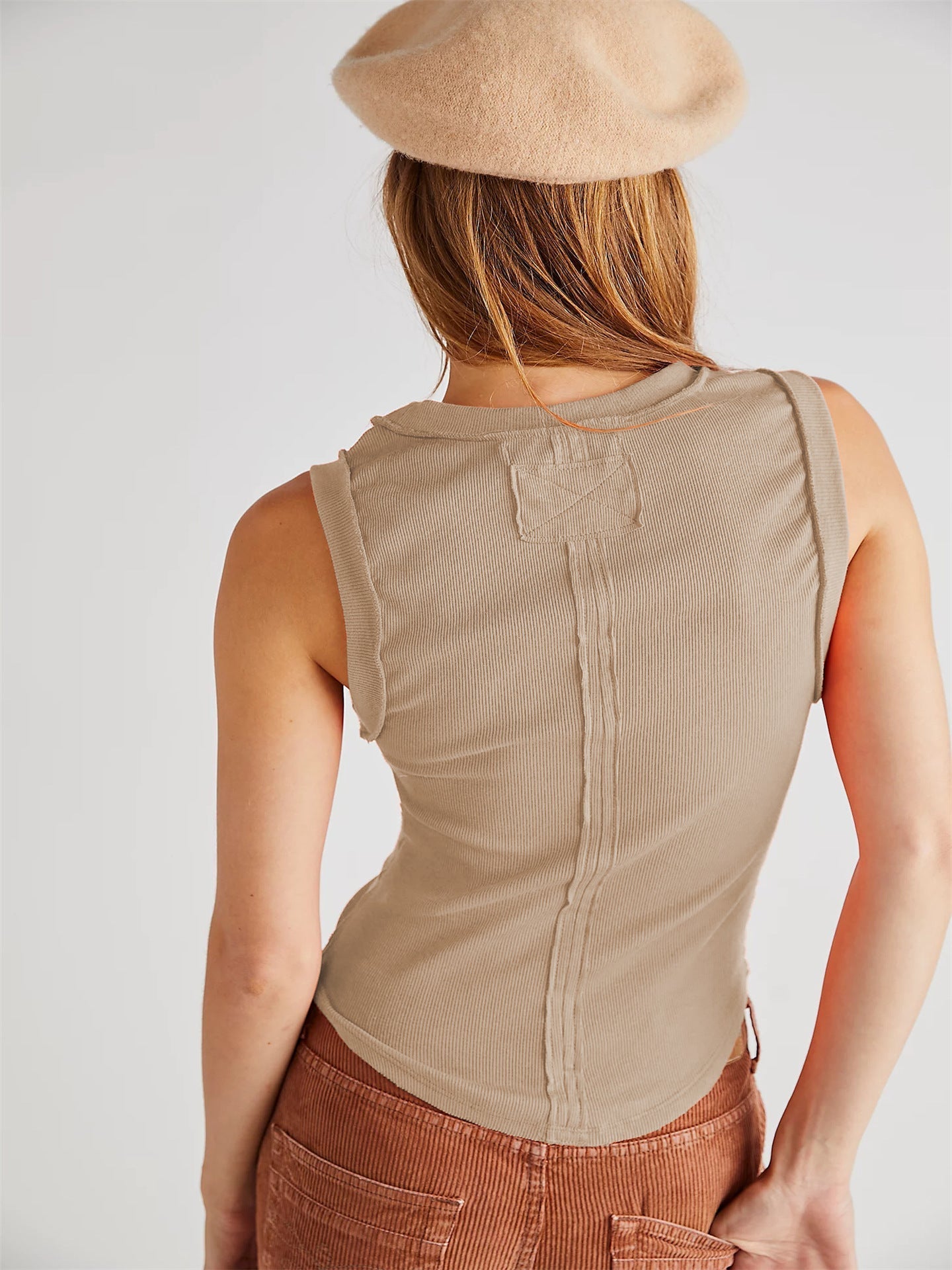 Sleeveless High Neck Blouse for Effortless Style and Comfort