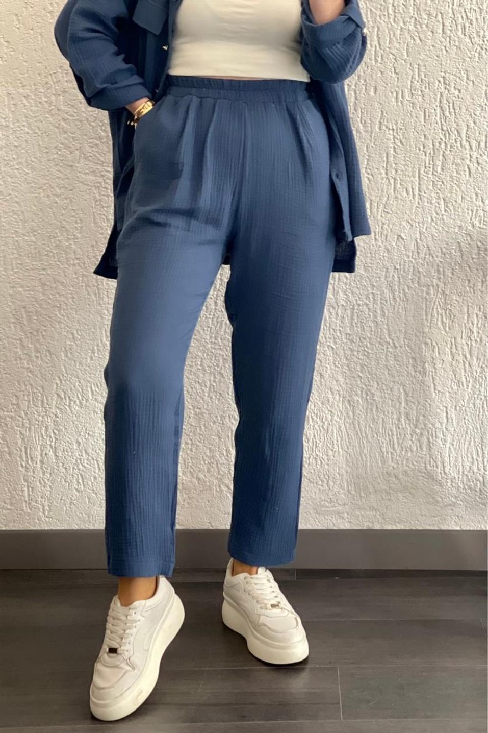 Women's Casual Shirt and Trouser Set - Stylish and Comfortable Outfit