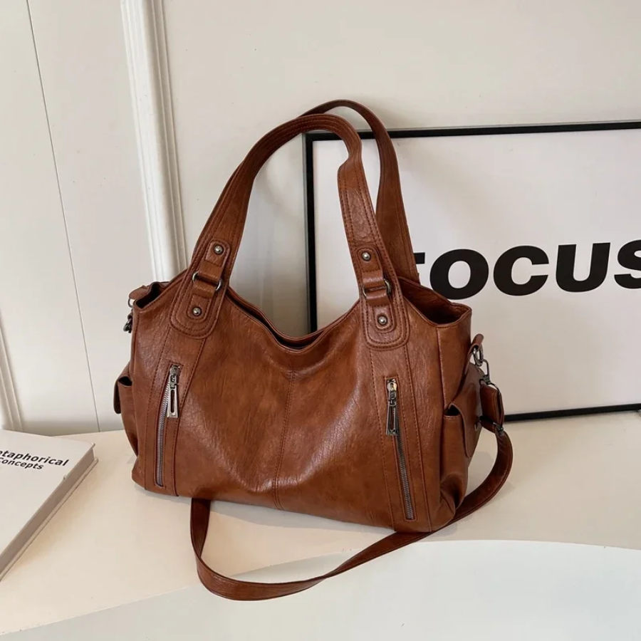Women’s Classic Multi-Compartment Shoulder Bag