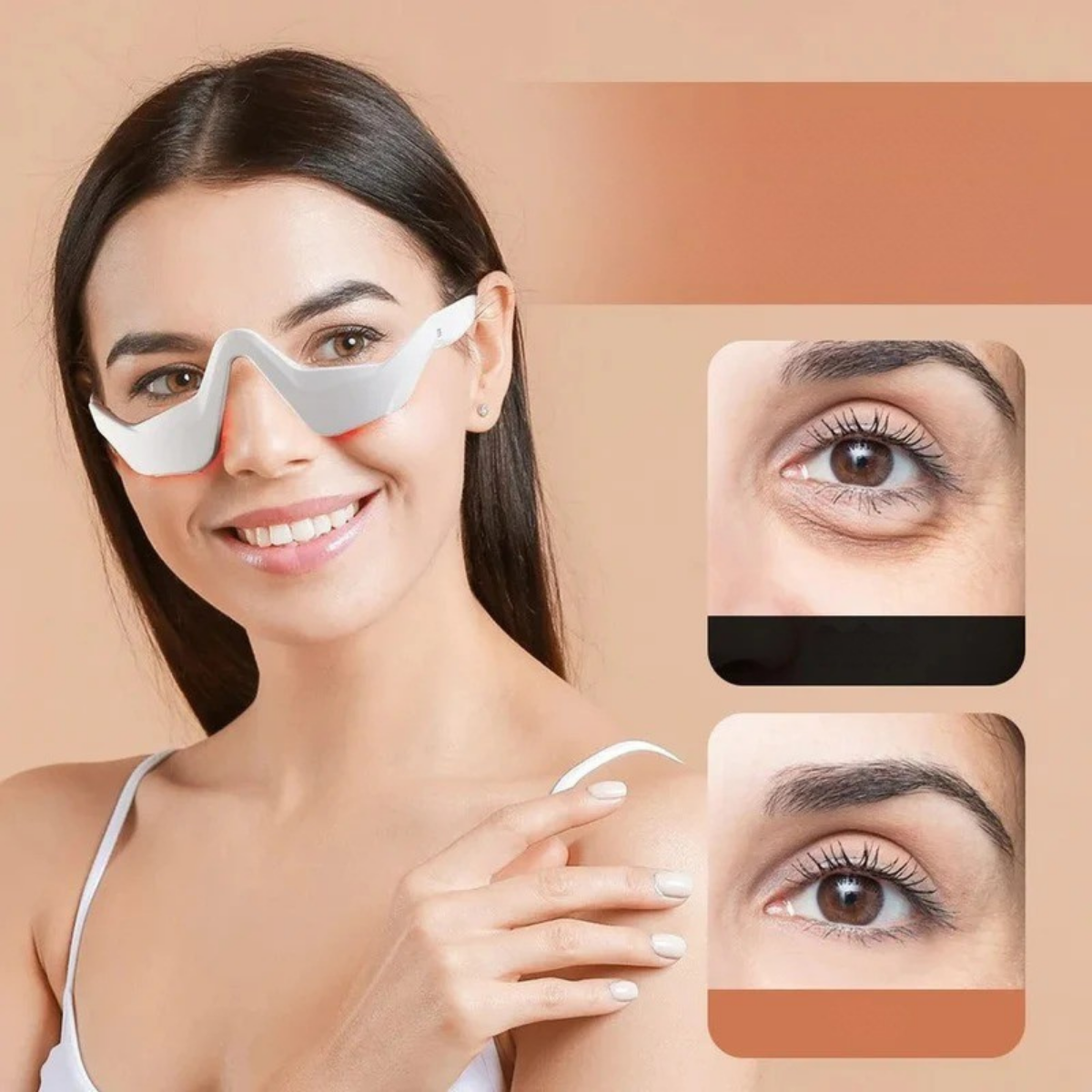 Red Light Eye Therapy for Fine Lines & Wrinkles Reduction