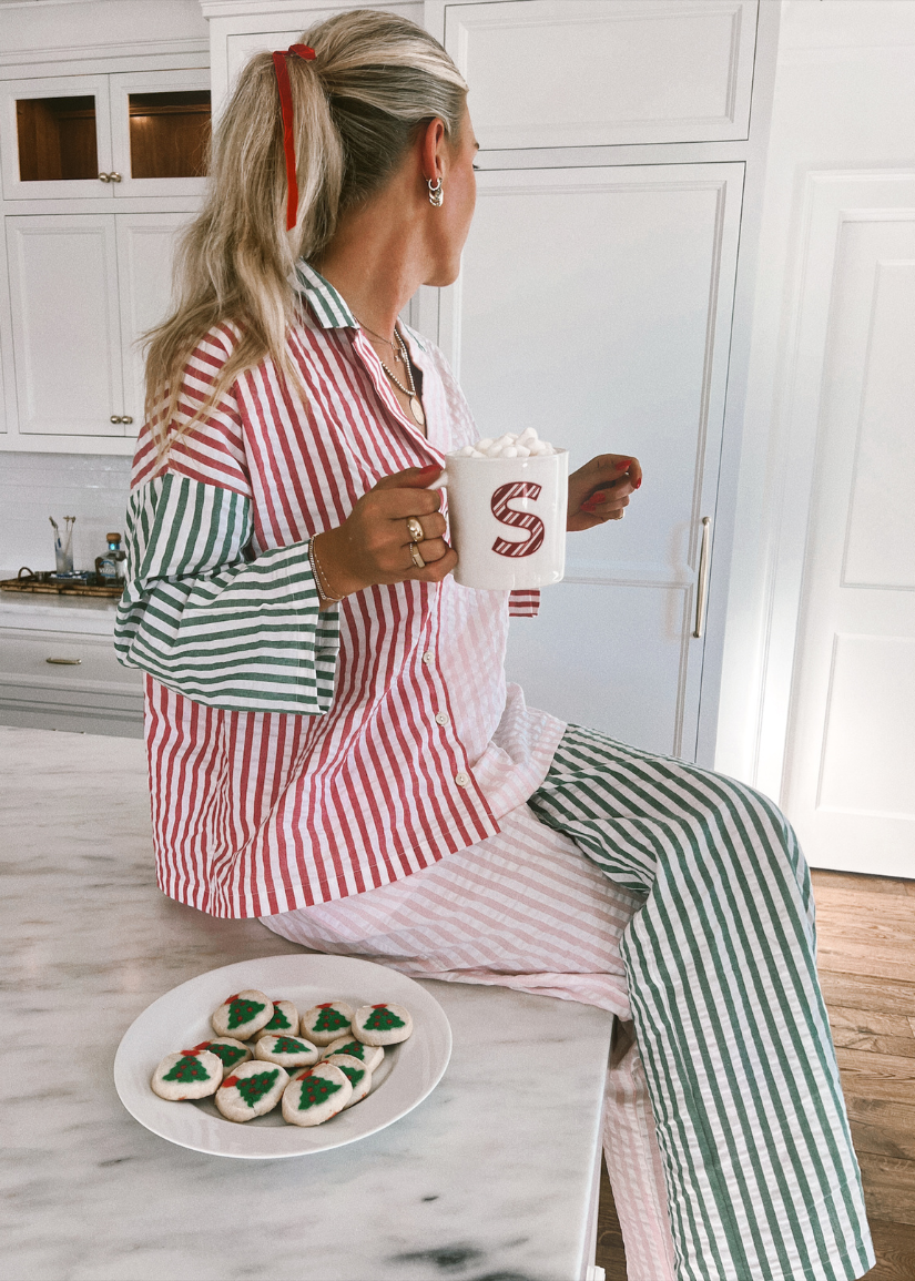 Striped Soft Cotton Pyjama Set