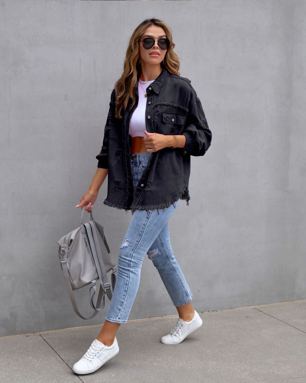 Vibrant Denim Jacket for Stylish Casual Outfits