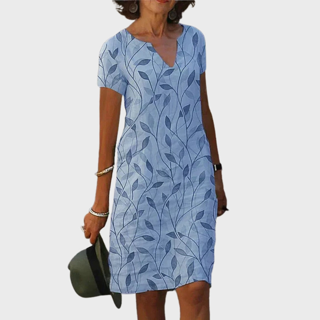 Women's Elegant Midi-Length Summer Dress