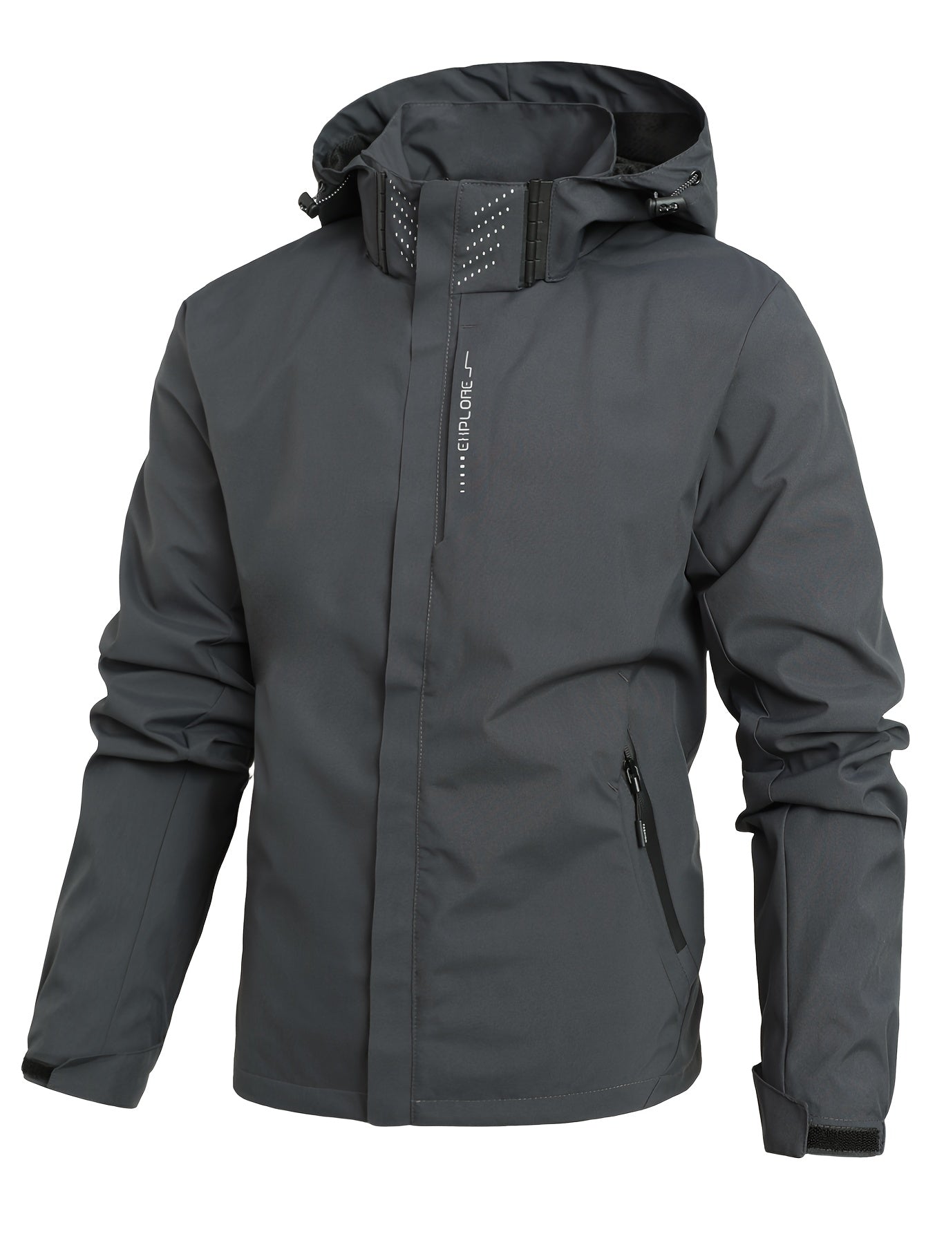 Men’s Hooded Windbreaker Jacket – Lightweight & Comfortable