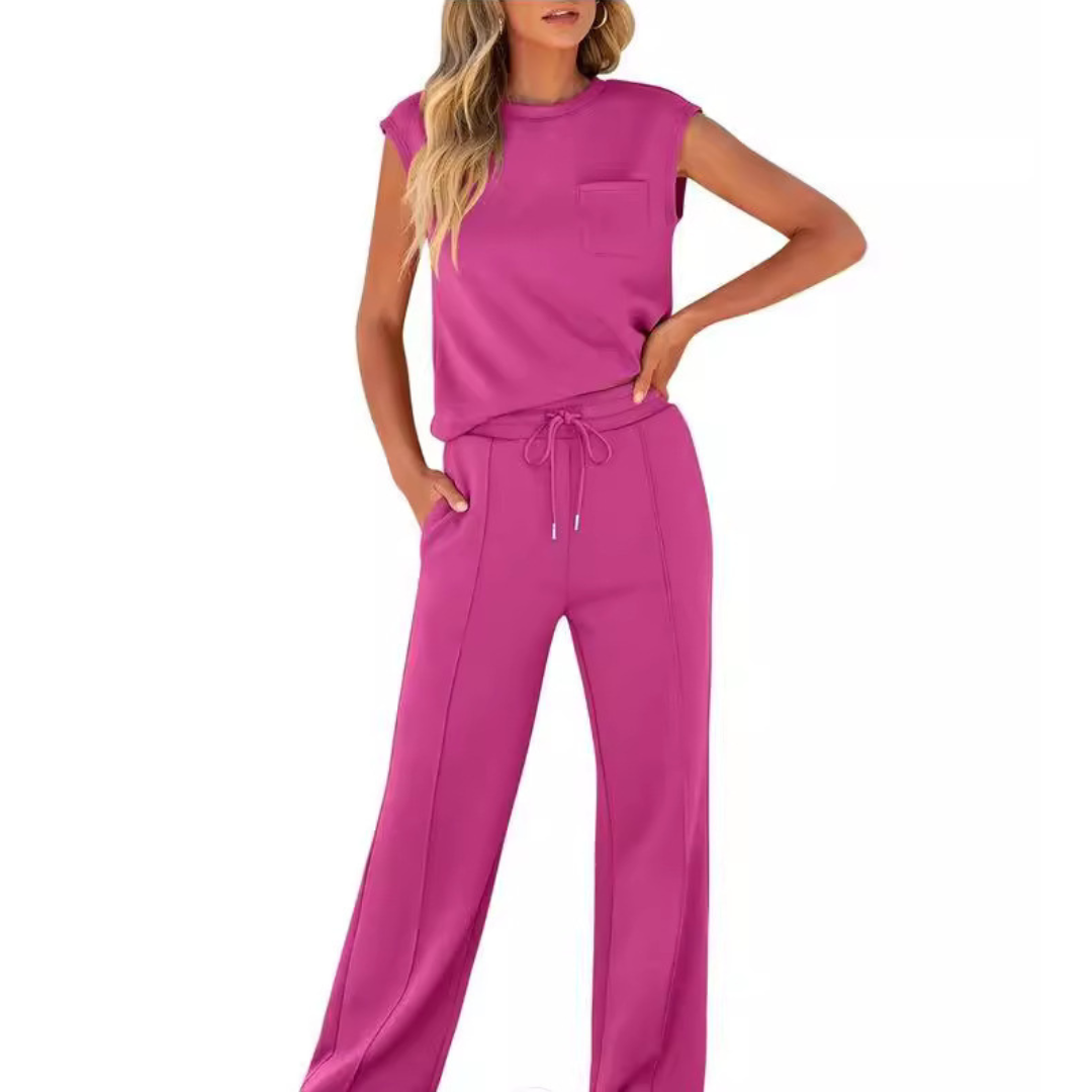 Elvara Casual Summer Lounge Co-Ord Set