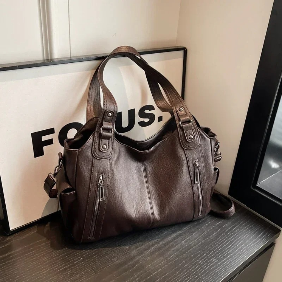 Women’s Classic Multi-Compartment Shoulder Bag