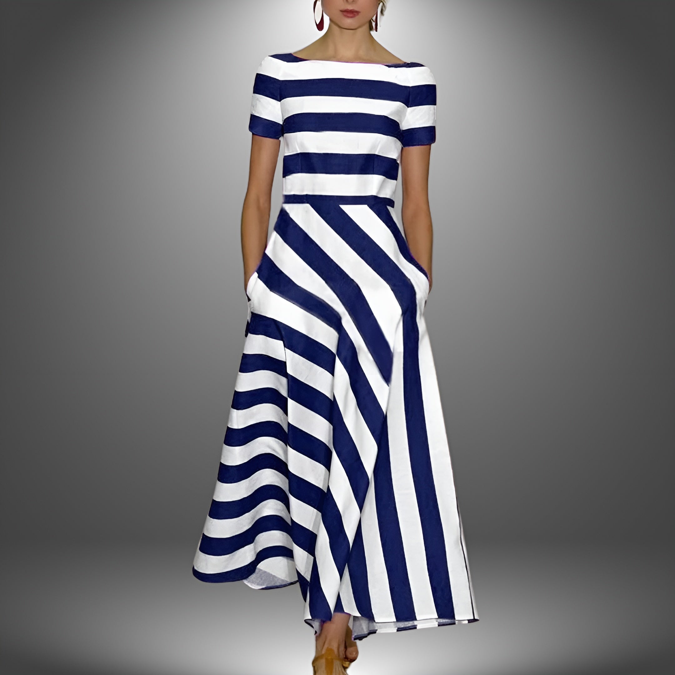 Striped Summer Dress – Lightweight & Stylish