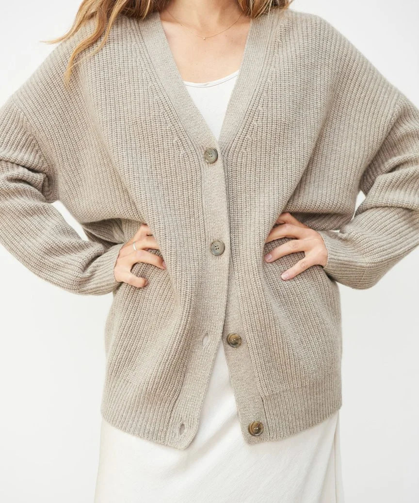 Buttoned Knit Cardigan for Stylish Layering and Comfort
